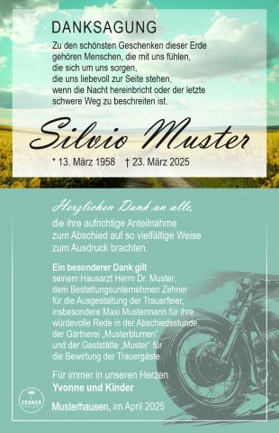 Hier ist die Danksagung hinterlegt.