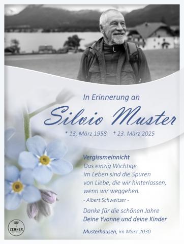 Hier ist die in memoriam Anzeige hinterlegt.