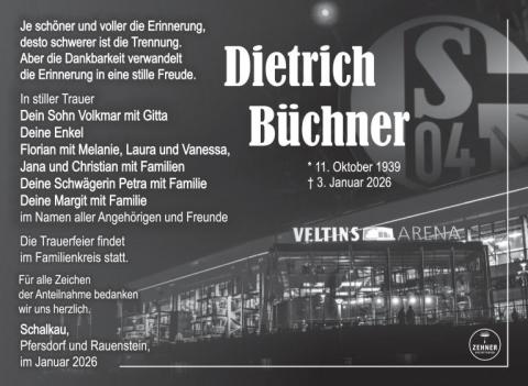 Traueranzeige Dietrich Büchner