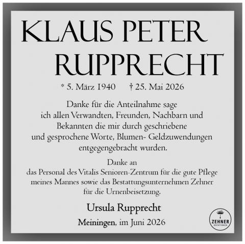 Danksagung_Klaus Peter-Rupprecht
