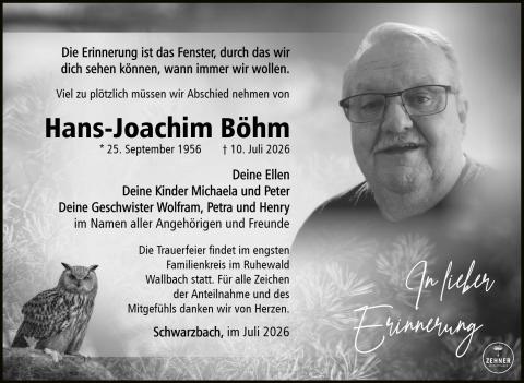 Hier ist die Traueranzeige hinterlegt.