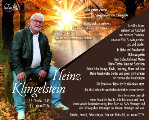 Traueranzeige_Heinz Klingelstein