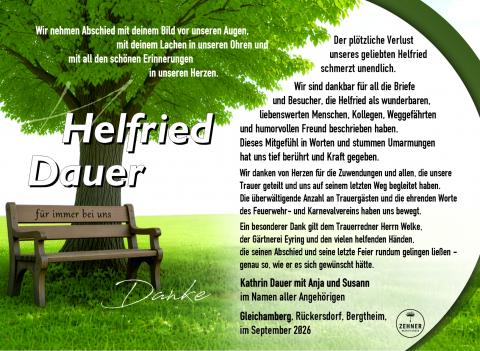 Danksagung_Helfried Dauer